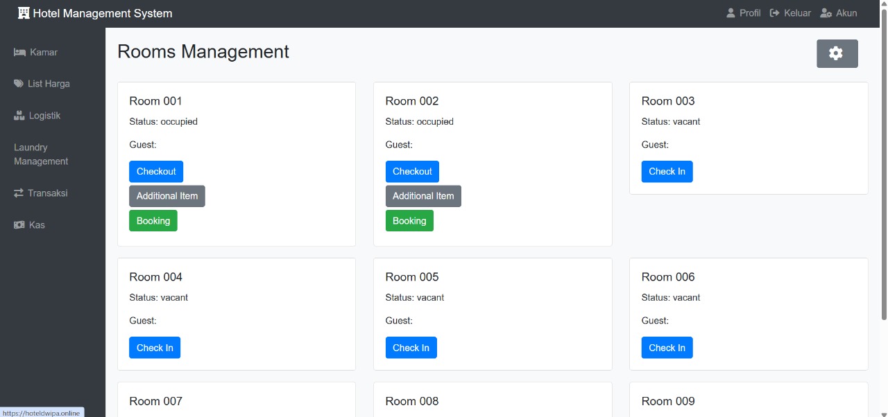 Hotel Dwipa Management System
